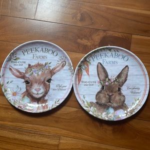 Melamine farmhouse plate set